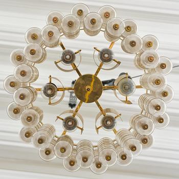 Hans-Agne Jakobsson, taklampa, "Estrella", modell "T 580", Hans-Agne Jakobsson AB, Markaryd, 1960-70-tal.