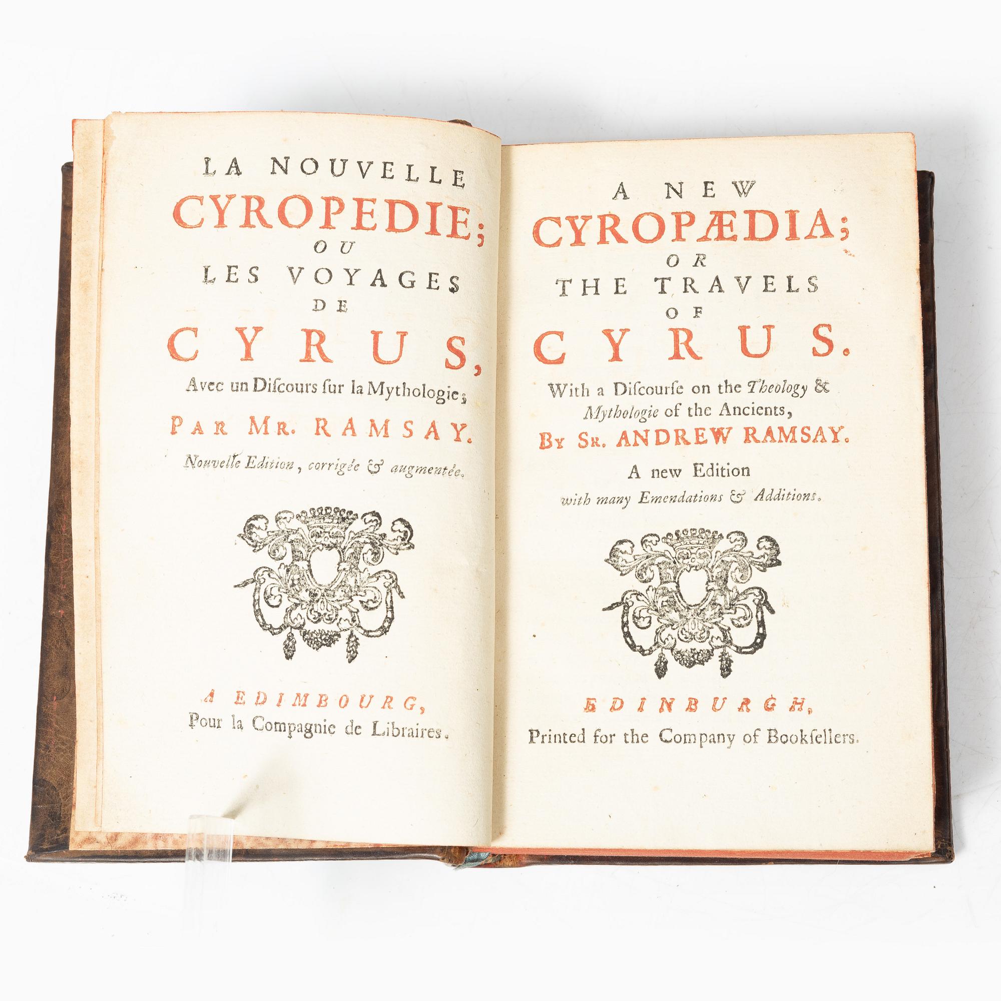 Constantinople 1798 & Cyropaedia 1727.