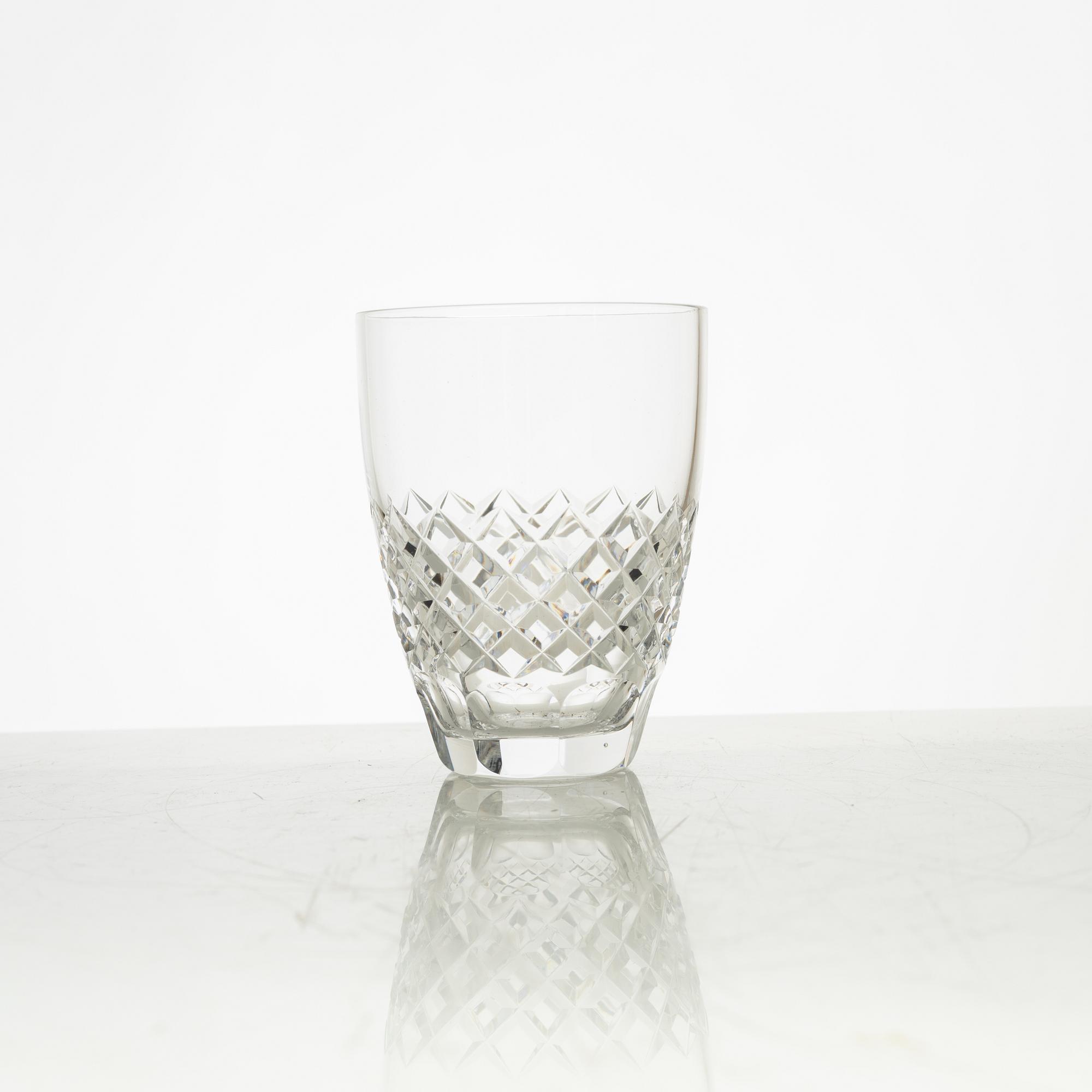 Vicke Lindstrand, glass service, "Blues", Kosta (45 pieces).