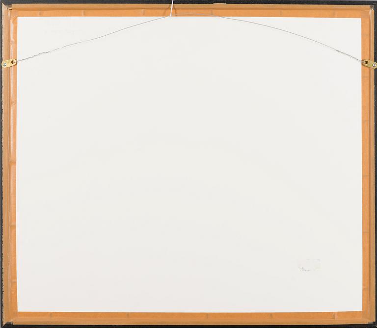ERNST METHER-BORGSTRÖM, serigrafia, signeerattu ja päivätty 70, numeroitu 78/125.