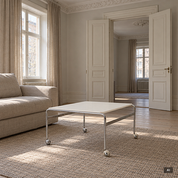 Bruno Mathsson, Coffee table, “Karin”, DUX, late 20th century.
