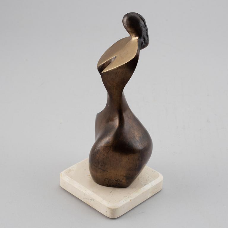 STAN WYS, sculpture. Bronze, signed, numbered 1/XII and dated 1996.