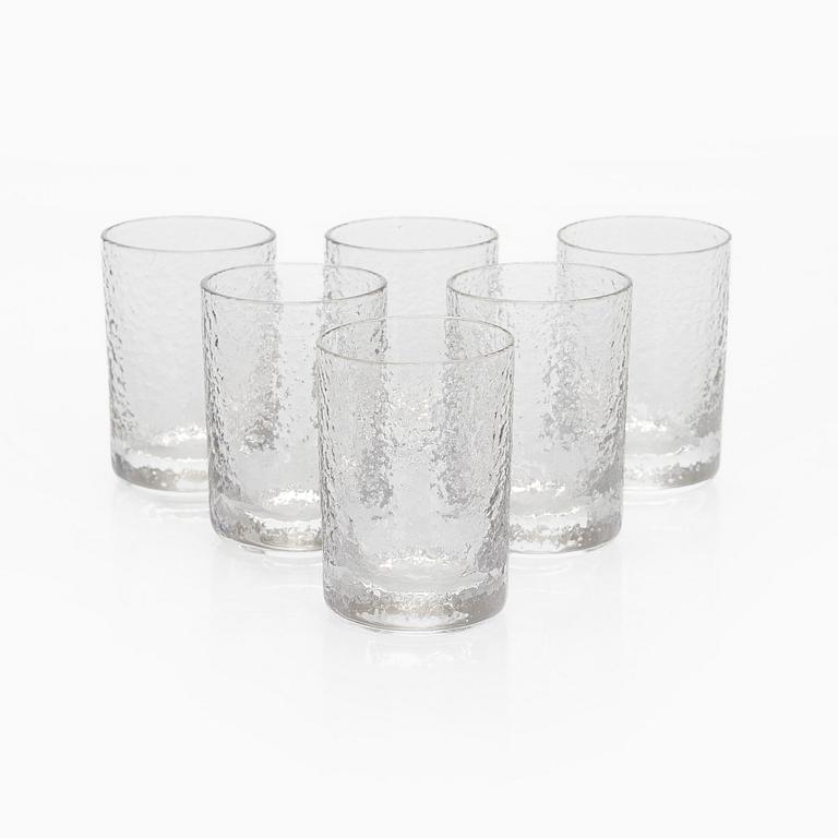 Tapio Wirkkala, a set of six 'Mini' schnapps glasses for Iittala, in original box.
