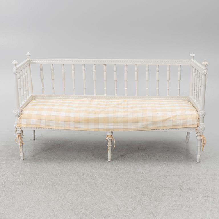 Sofa, Gustavian provincial work, early 19th century.