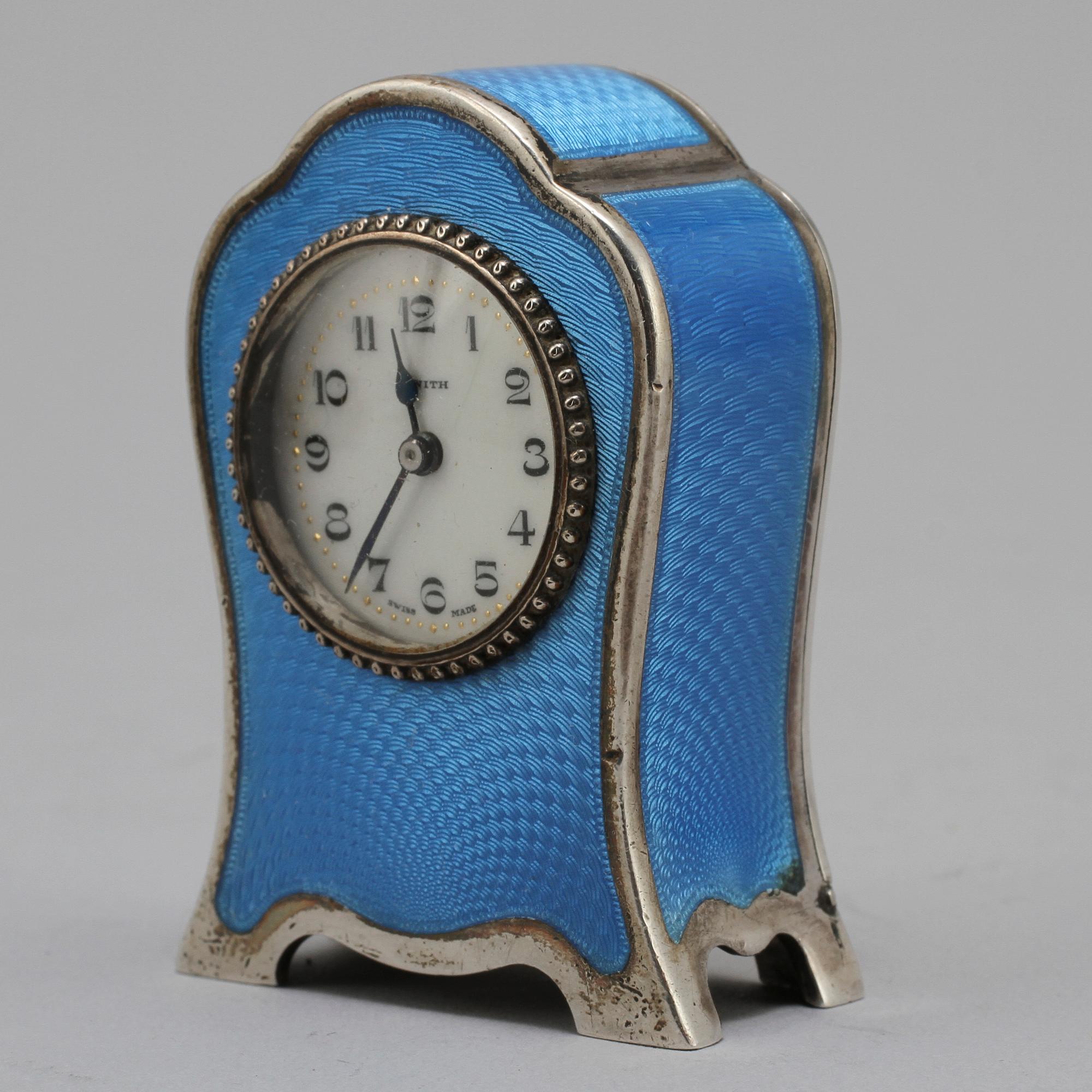 RESEUR, silver samt emalj, Zenith, Schweiz, 1900-talets första kvartal.