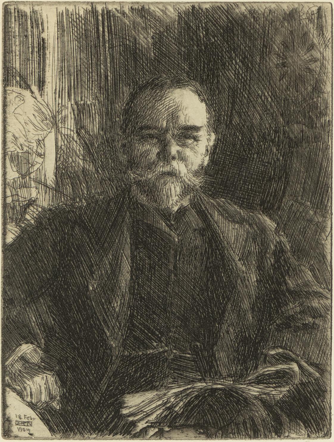 Anders Zorn, "John Hay".