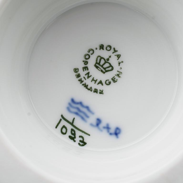 SERVISPORSLIN, 6 delar, musselmalet, Royal Copenhagen.