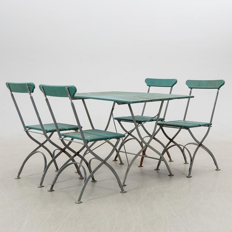 Garden group 5 pcs Grythyttan "Bryggeriserien" second half of the 20th century.