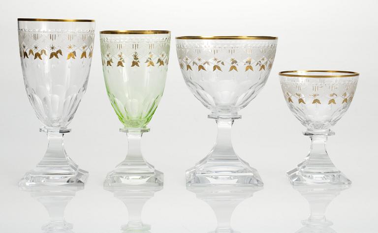 GLASSERVIS, 46 delar. Kosta "Junior".