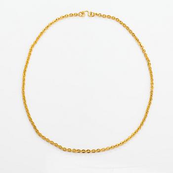Halsband, ca 24K guld.