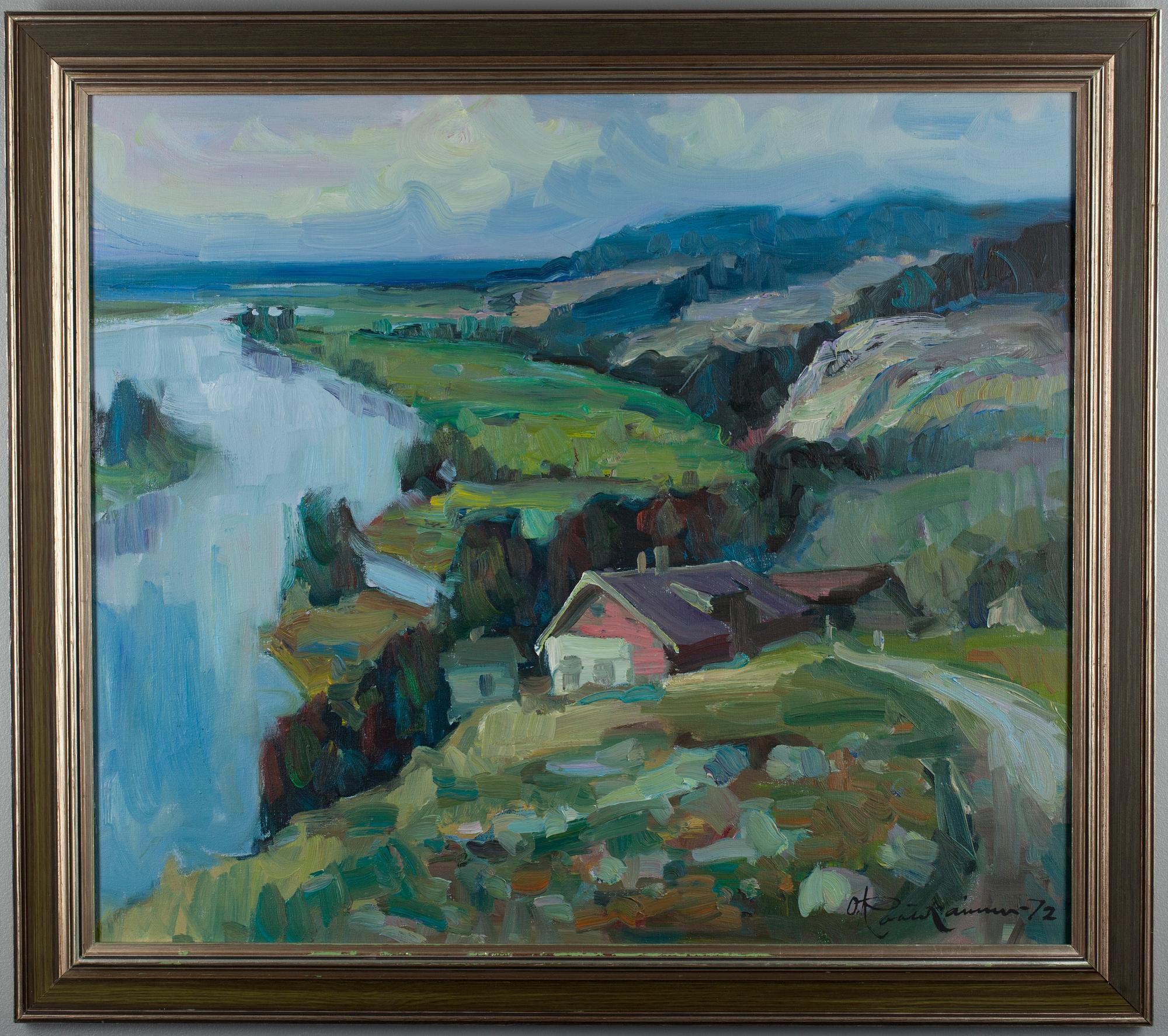 ORVO RAATIKAINEN, olja på duk, signerad och daterad -72.