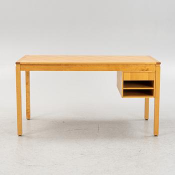 Carl Malmsten, a birch desk, second half of the 20th century.