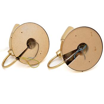 Josef Frank, Wall lamps, a pair, model 2389, Firma Svenskt Tenn.