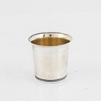 A set of twenty Swedish silver cups, including Tore Eldh, Ceson, Gothenburg 1981.