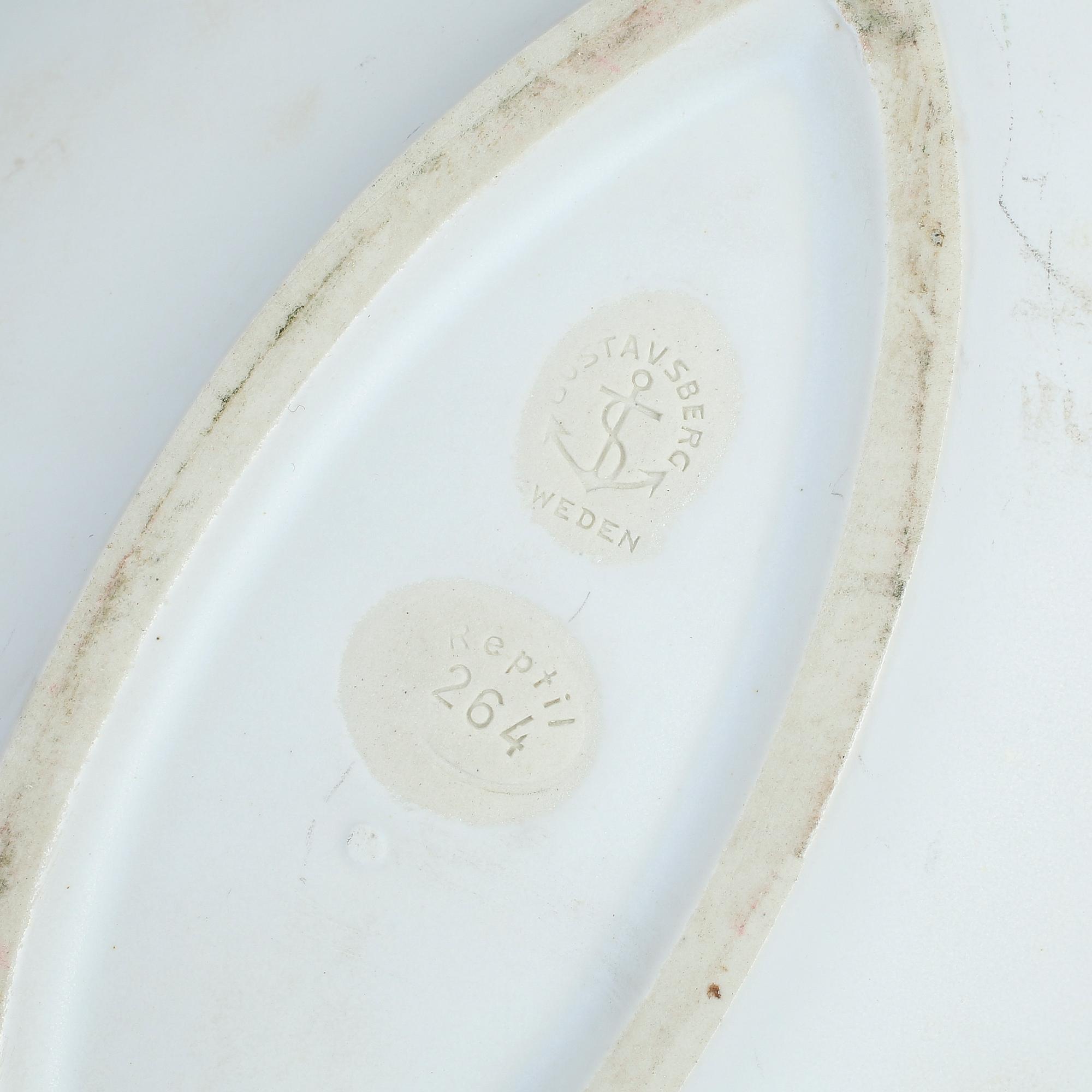 FAT, två st, "Pungo" samt "Reptil", Stig Lindberg, Gustavsberg. I produktion 1953-64 och 1953-63.