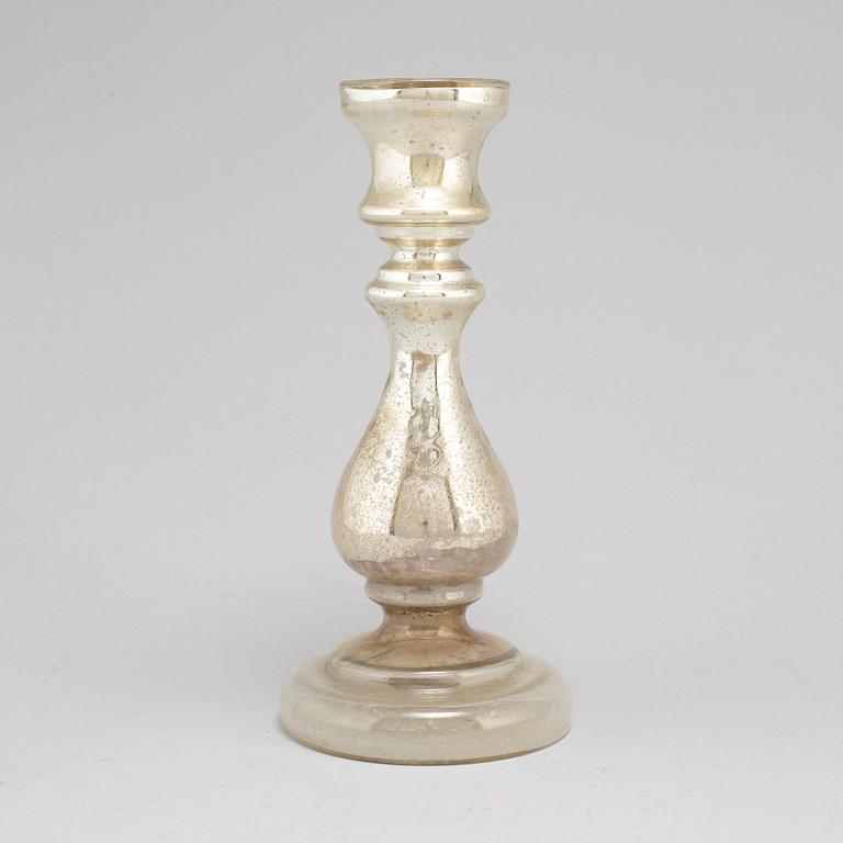 LJUSSTAKE, glas, 1800-tal.