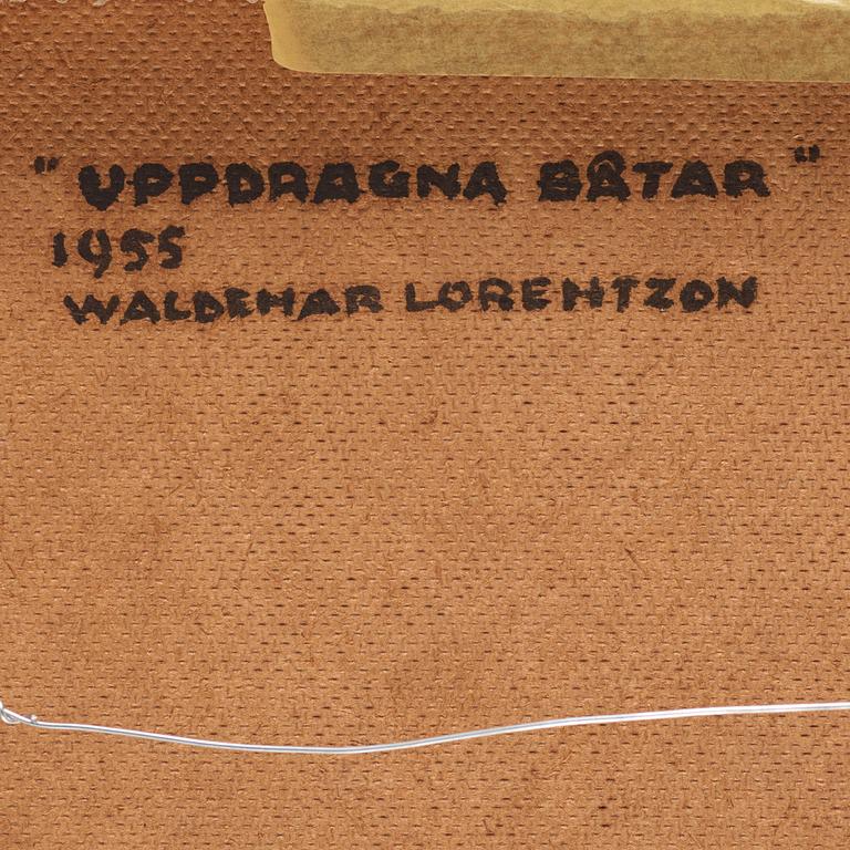 Waldemar Lorentzon, "Uppdragna båtar".