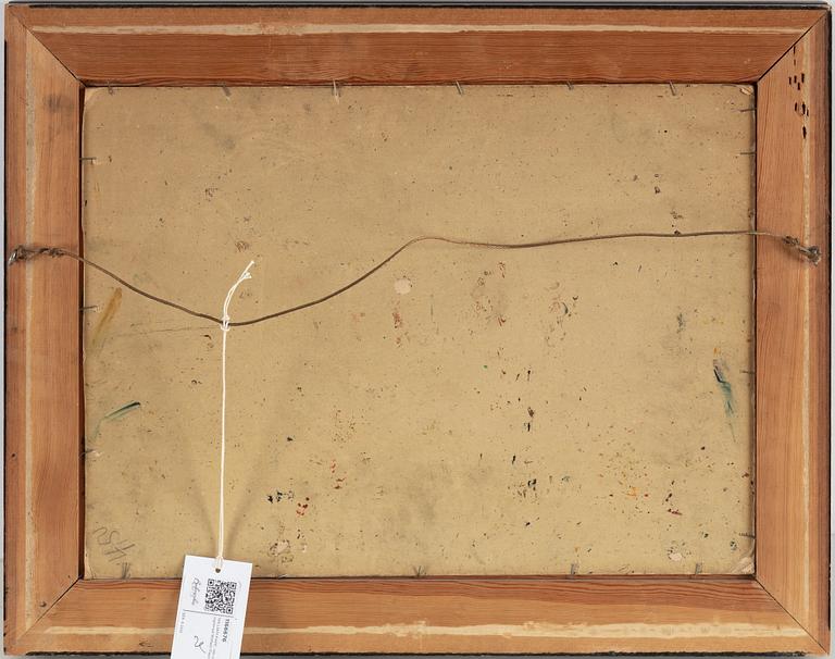 WILLIAM PAPE, oil on panel, signed William Pape.