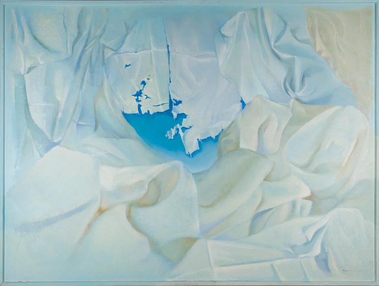 KAIJA IKÄVALKO, olja på skiva, signerad och daterad 1981.