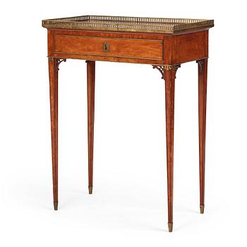 A mahogny late Gustavian table.