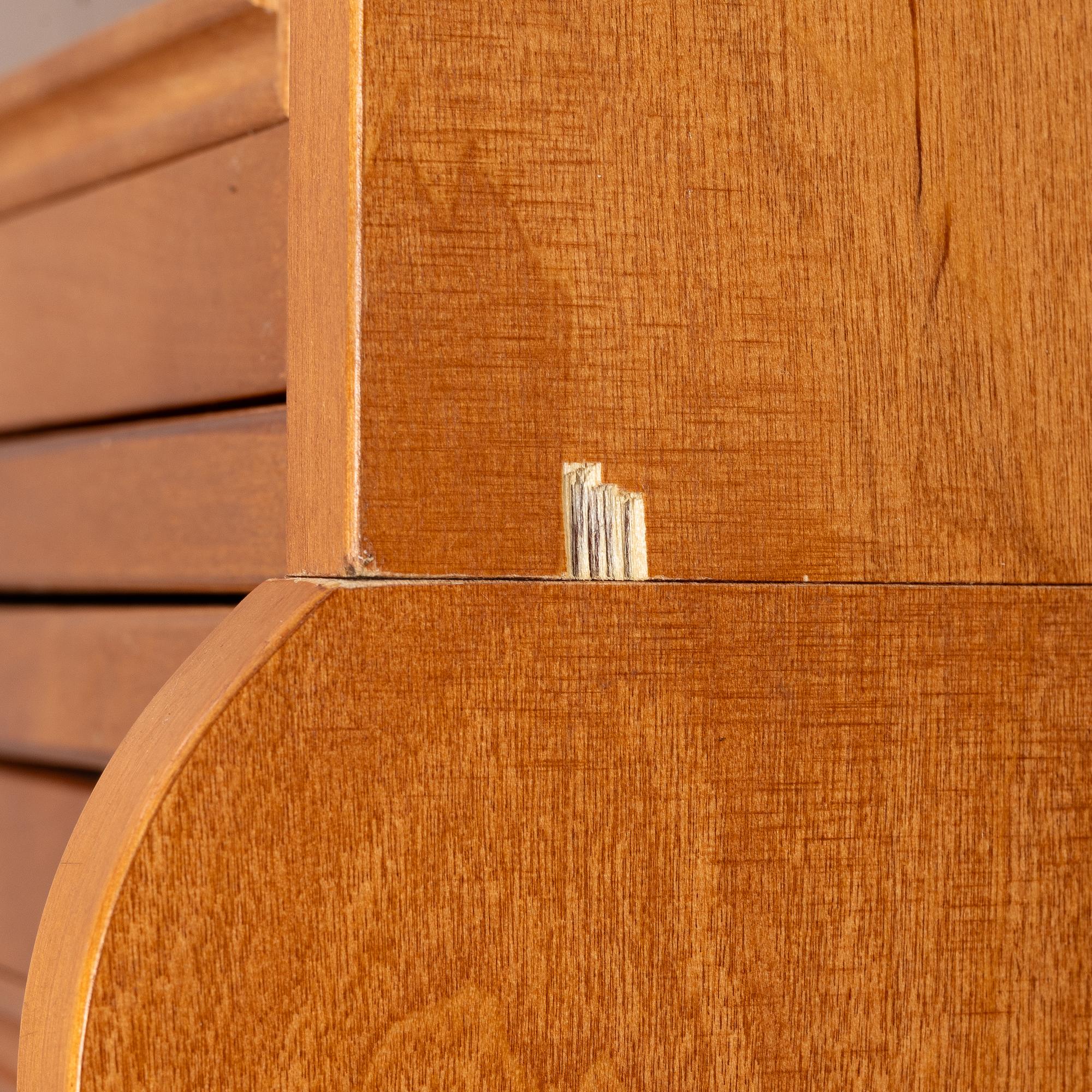 Bookcase with glass doors, 7 modules, Billnäs.