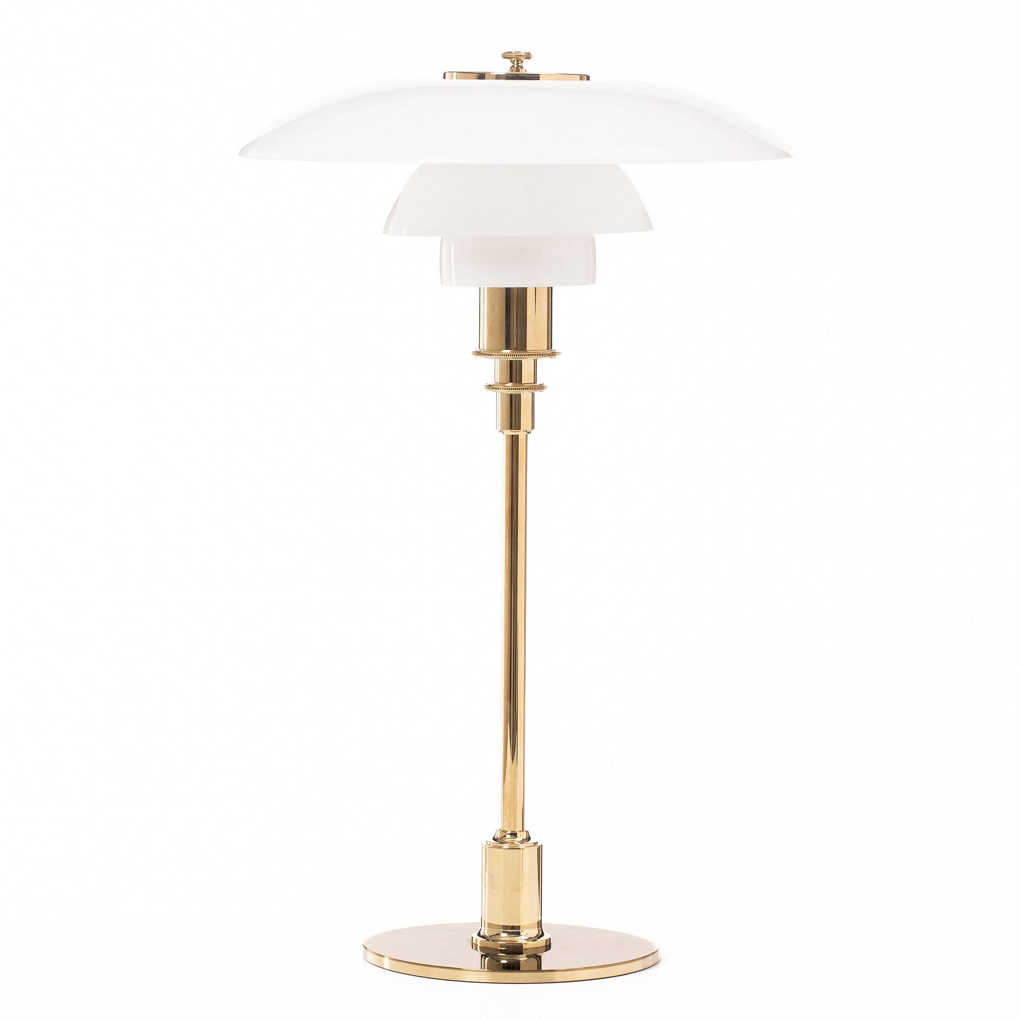 Poul Henningsen, bordslampa, modell "PH 3½-2½", Louis Poulsen, Danmark.