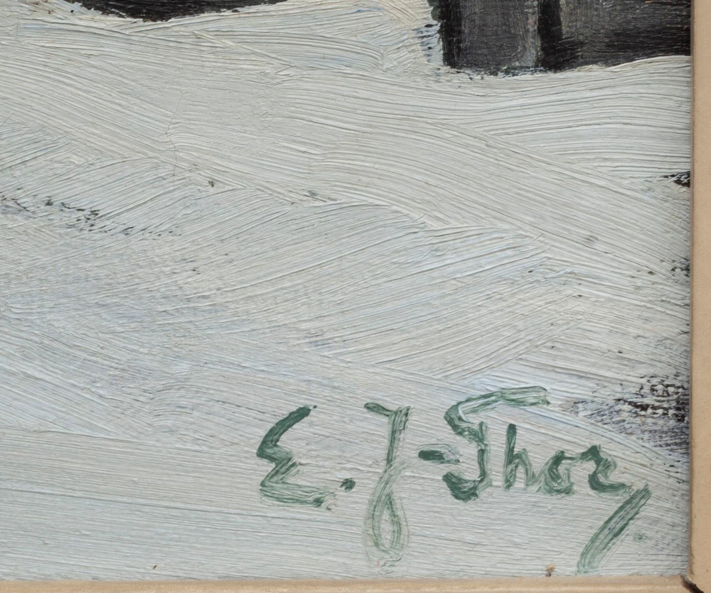 EMIL JOHANSON-THOR, olja på duk, signerad.