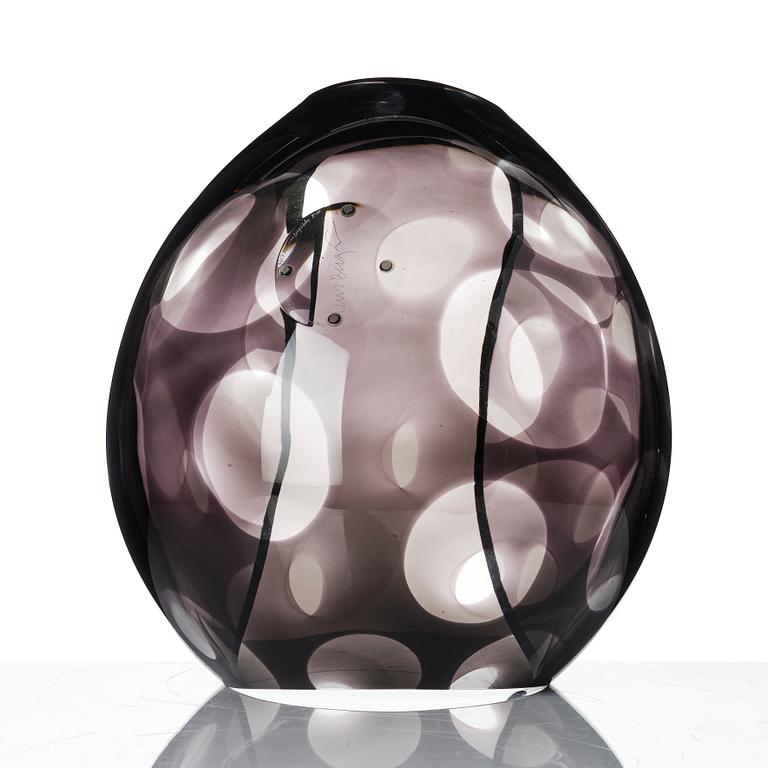 Lena Bergström, skål, glas, Orrefors Gallery, limited edition, 2004.