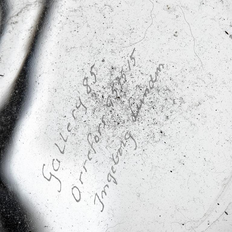 Ingeborg Lundin, Vase, "The Apple", Orrefors.