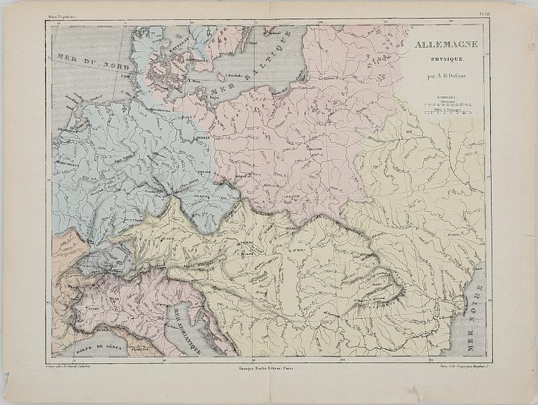 KARTOR, DIVERSE, 1700-1900-tal, 150-200 blad.