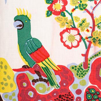 Josef Frank, gardiner, ett par, "Himalaya", Svenskt Tenn, tyg formgivet 1950.