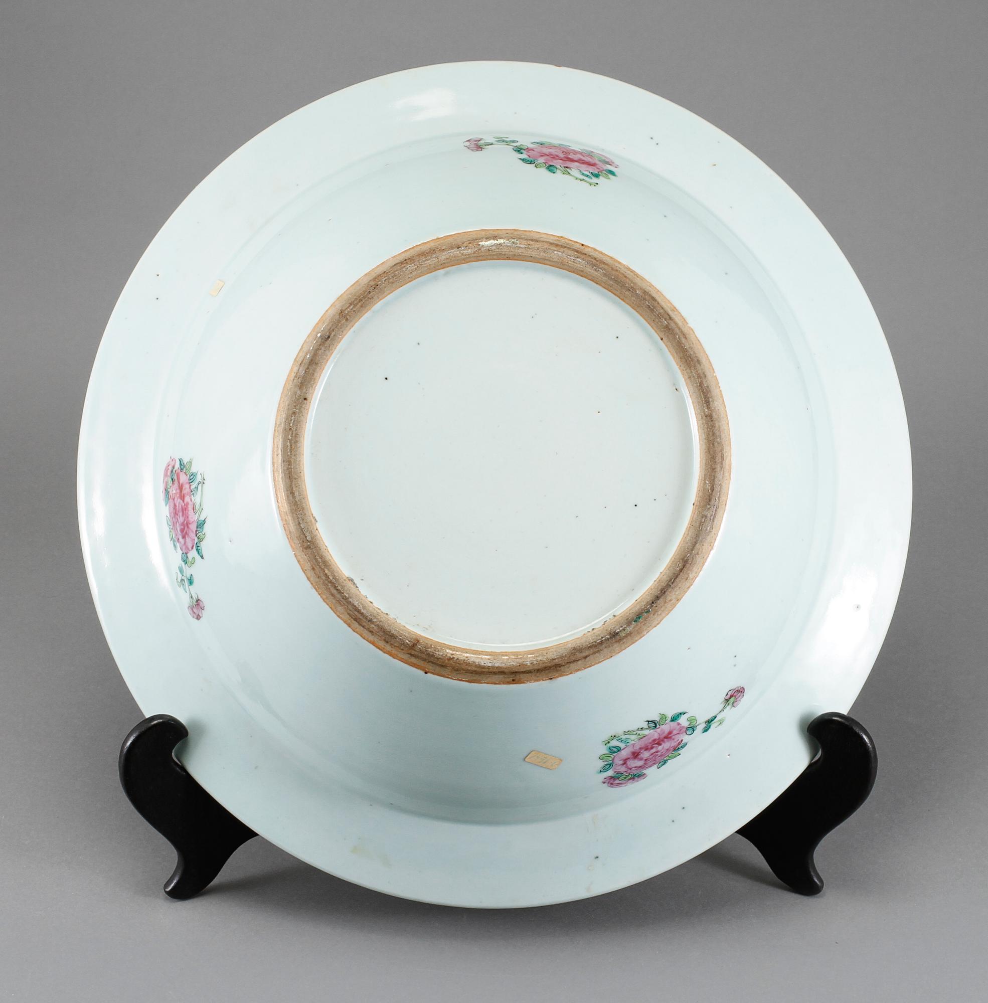 SKÅL, porslin, Kina, Kanton, 1800-talets slut.