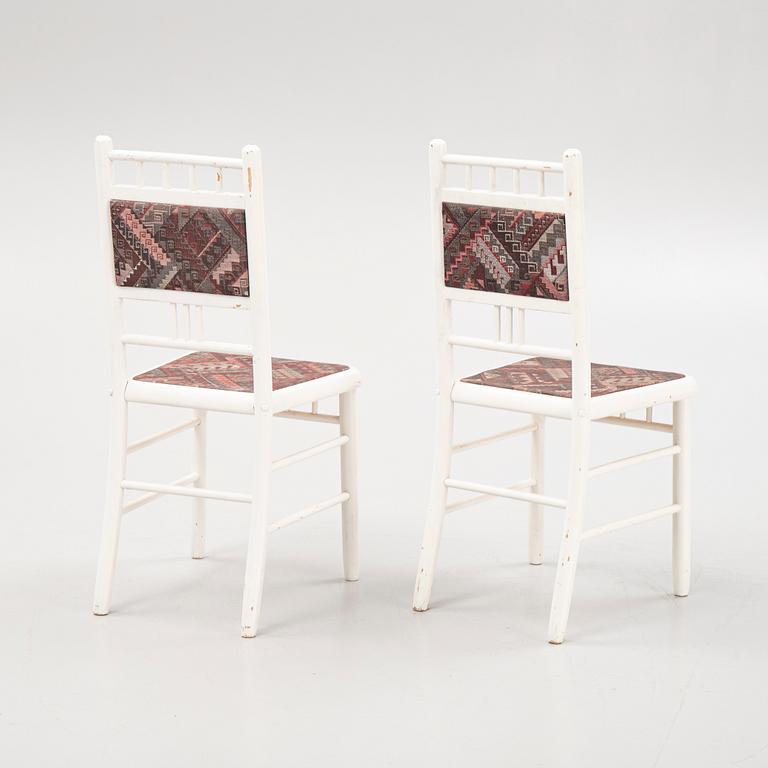 A set of four chairs, Muuramen Tuolitehdas Osakeyhtiö, Muurame, Finland, 1920-tal.