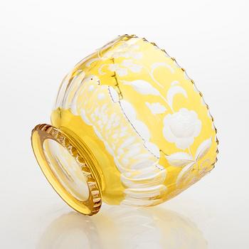 Skål, kristall, 1900-talets mitt.