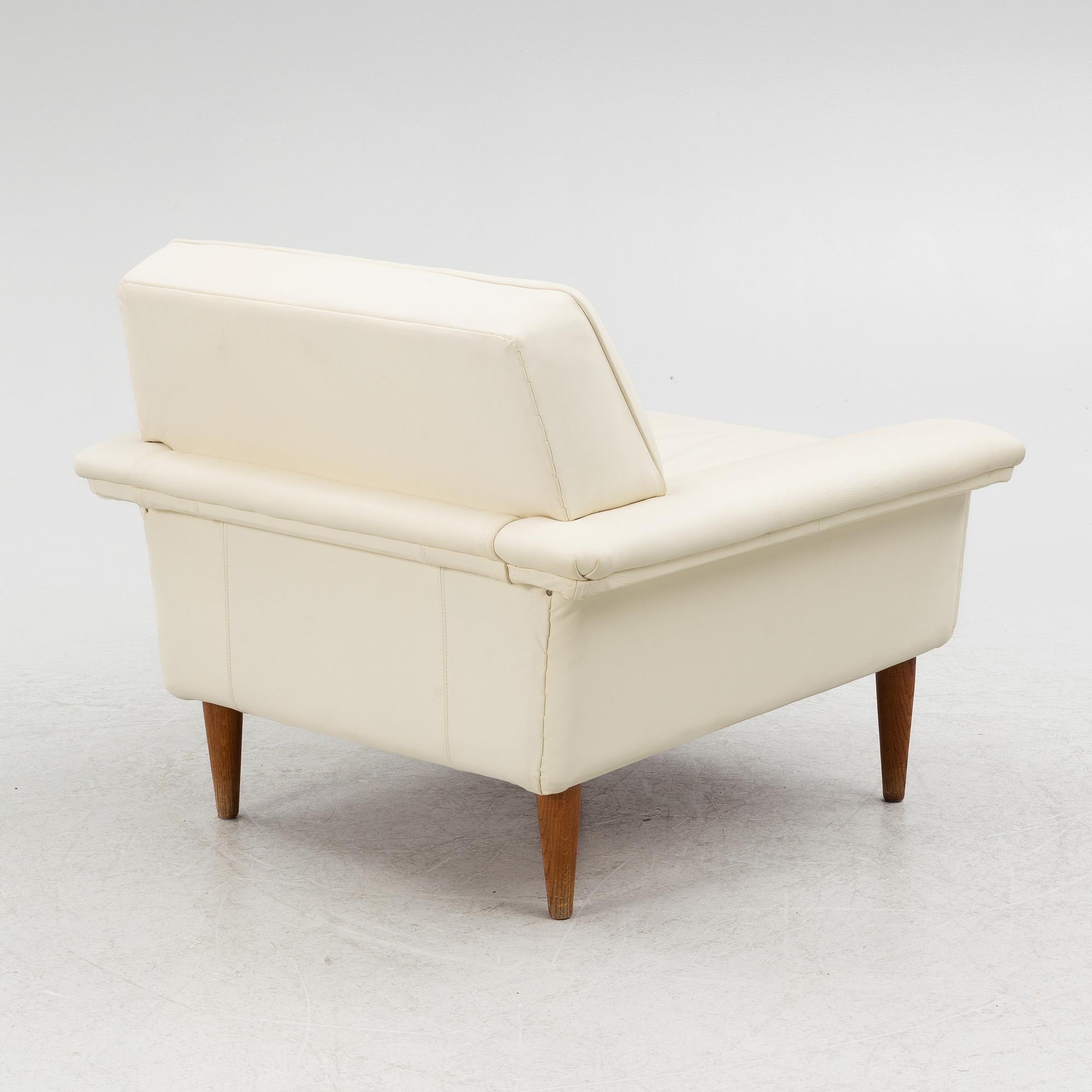 Johannes Andersen, a 'Drott' sofa and an armchair, Trensum, 1960s.