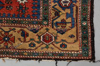 A rug, semi-antique Karadja, ca 216 x 140-144 cm.