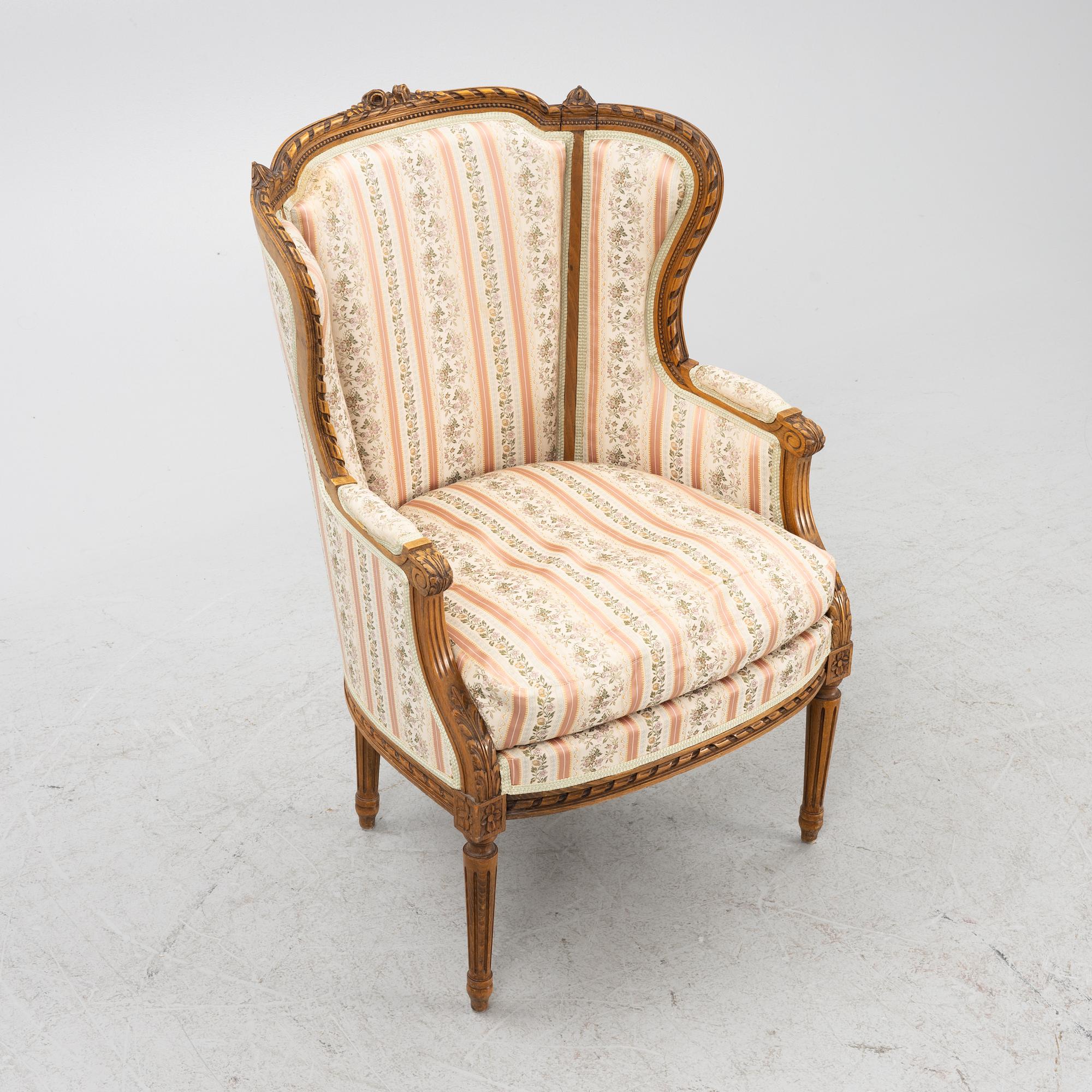 Fåtölj, Gustaviansk stil, 1900-tal.
