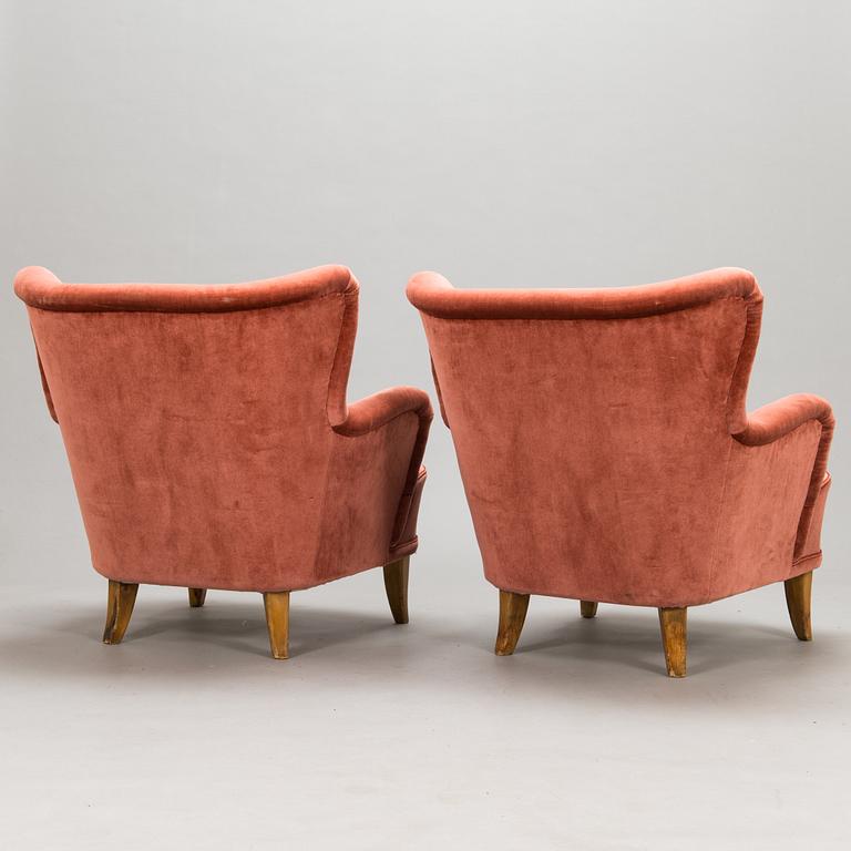 Ilmari Lappalainen, Fåtöljer, ett par, "Laila", Asko, Finland 1900-talets mitt.