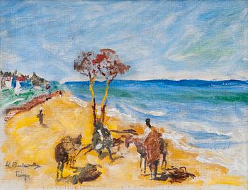 450. Hugo Backmansson, ON THE BEACH.