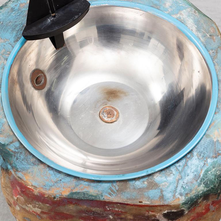 DENNIS OPPENHEIM, sculpture, fountain.