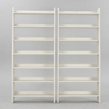 BOKHYLLOR ett par, "Ekolsund", IKEA, ur IKEA:s 1700-talsserie. 1990-tal.