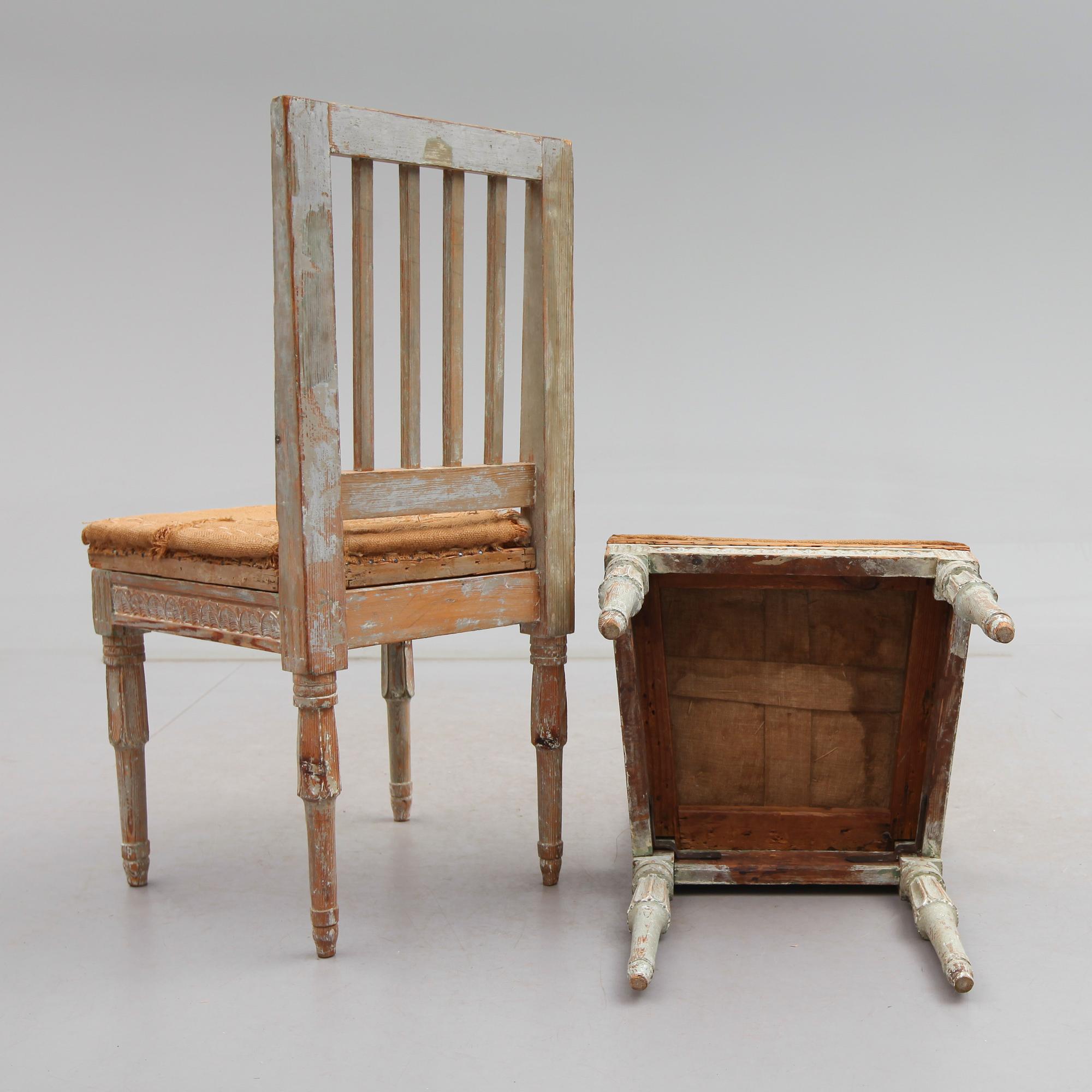 STOLAR, 1 par, 1800-talets början.