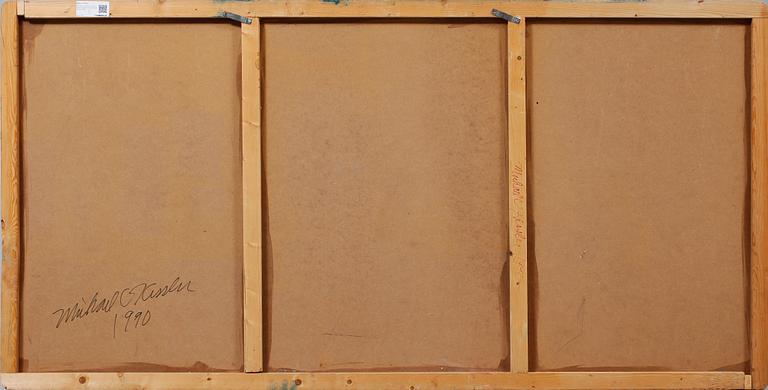 MICHAEL KESSLER, olja på pannå, signerad och daterad à tergo, 1990.