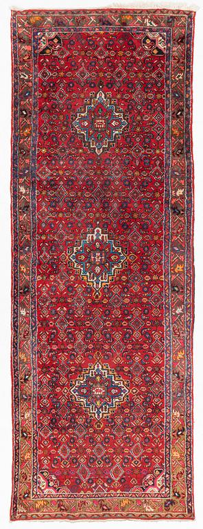 Rug, Hosseinabad, circa 310 x 112 cm.