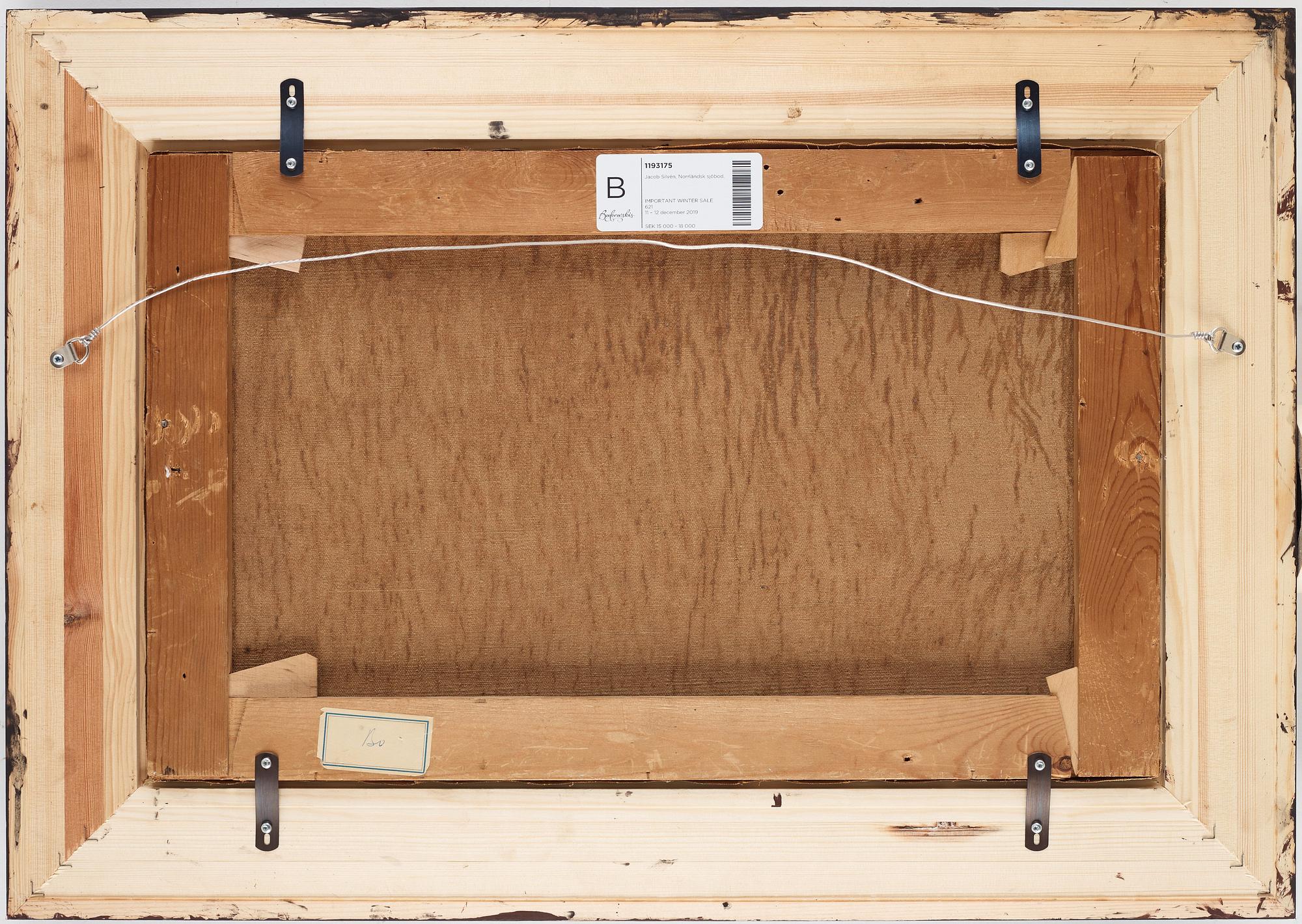 Johan Jacob Silvén, Norrländsk sjöbod.