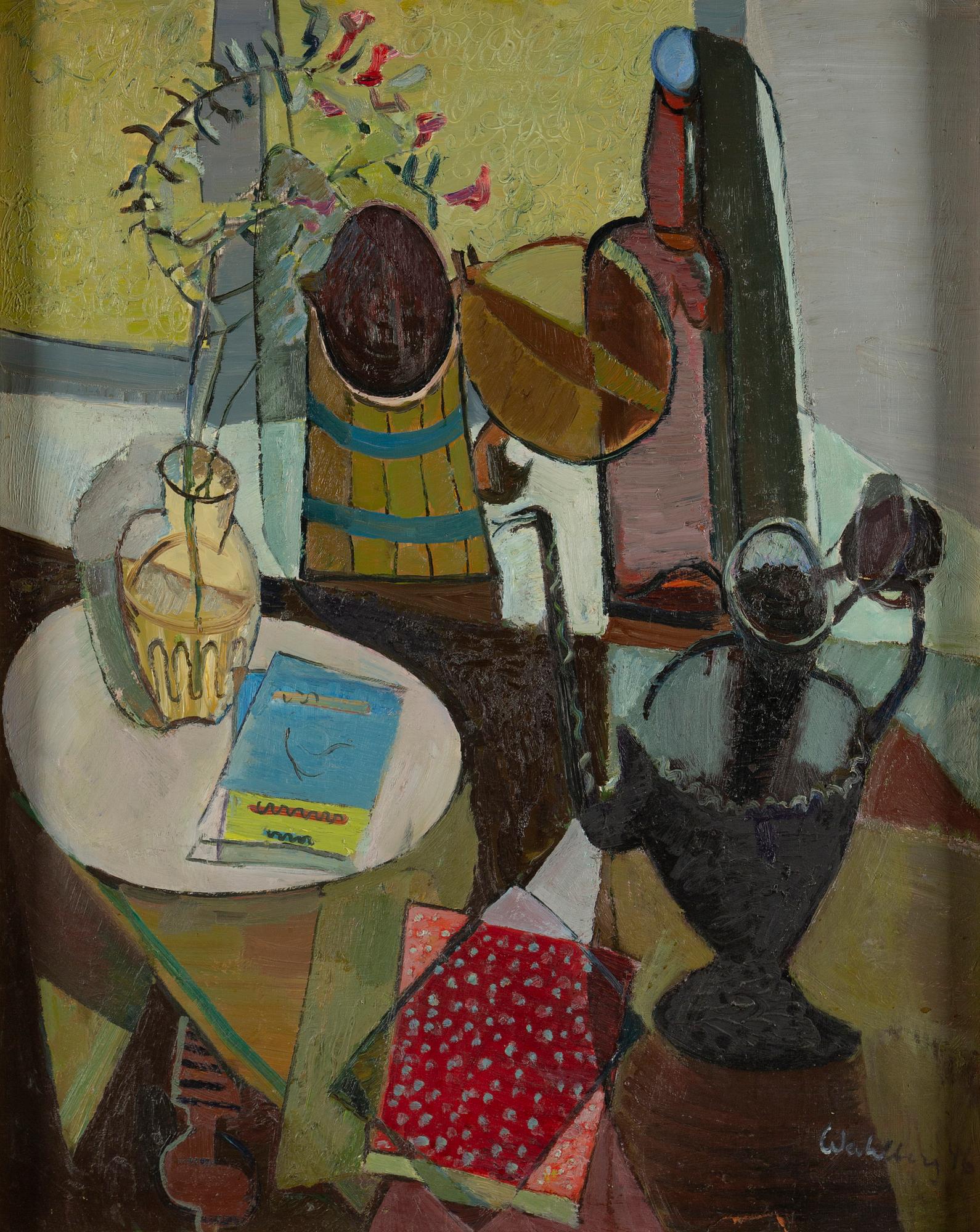 BERTIL WAHLBERG, oil on panel, signed.
