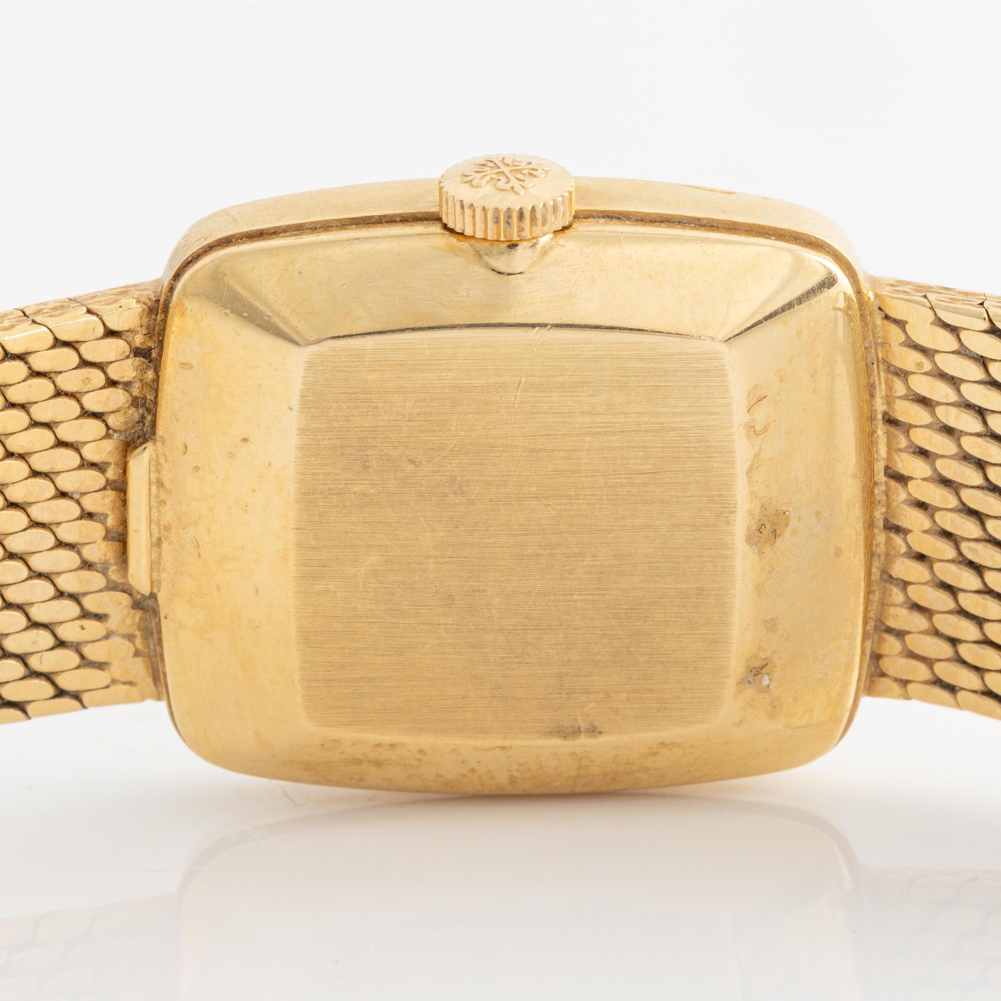 Patek Philippe, armbandsur, 20 x 23 mm.