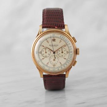 48. MOVADO, Fab. Suisse, chronograph, wristwatch, 37 mm,