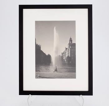 Åke Lange · ÅKE LANGE, fotografi, silvergelatin, 1940-tal, signerat.