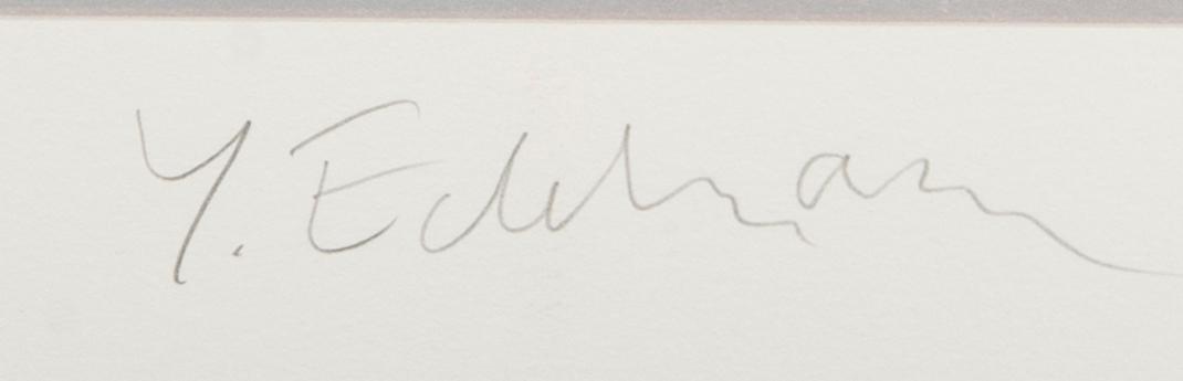 Yrjö Edelmann, a signed colour lithograph.